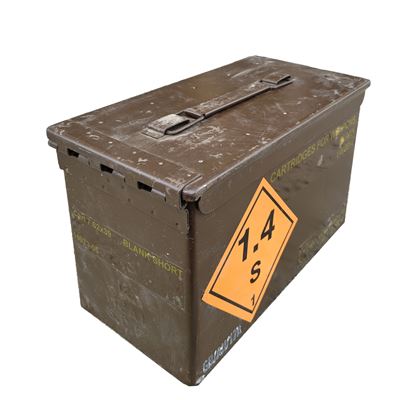 Caisse à munitions UN0014 M2A1 en métal taille moyenne MARRON d'occasion  91592605 2