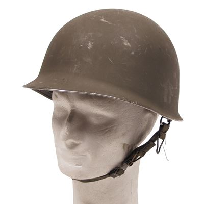 Casque M51 autrichien avec intérieur VERT d'occasion Armée autrichienne 91664300 2
