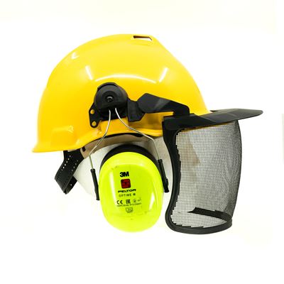 Casque de protection avec visière et casque antibruit PELTOR OPTIME III 3M 91667302 2