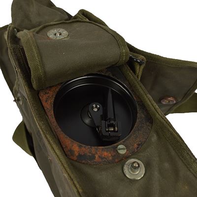 Téléphone de campagne américain « EE8 » dans son étui en toile d'origine. Armée américaine 91810220 3