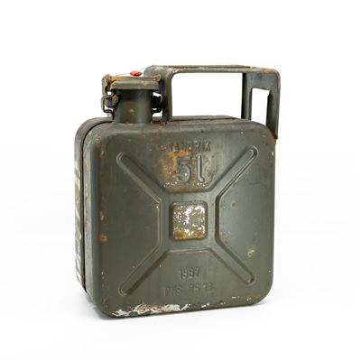 Bidon AČR 5 l en métal, d'occasion