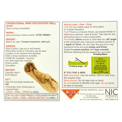 Kit de marquage britannique DPM DESERT Armée britannique 91819615 5