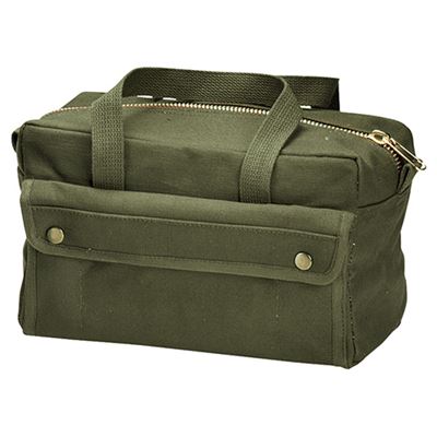 Sac MECHANICS TOOL GI fermeture éclair en laiton VERT