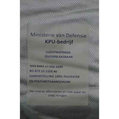 Matelas autogonflant KPU d'occasion Armée néerlandaise 9188432 2