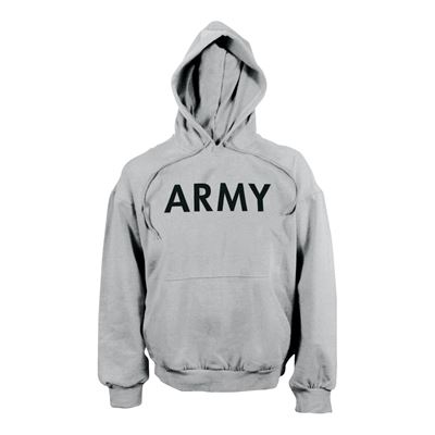 Sweat à capuche US ARMY GRIS