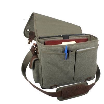 Sac à bandoulière VINTAGE TRAILBLAZER VERT ROTHCO 9239 2