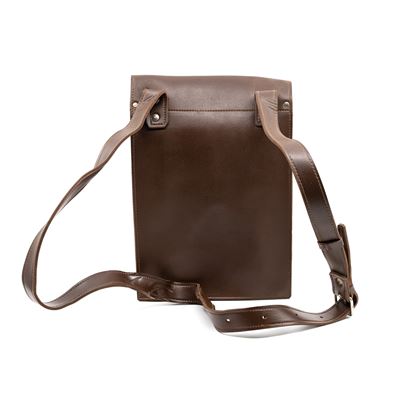 Sacoche pour documents RUMANNE à bandoulière en similicuir MARRON FONCÉ Armée roumaine 925068 2