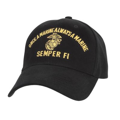 Casquette MARINE SEMPER FI baseball NOIRE