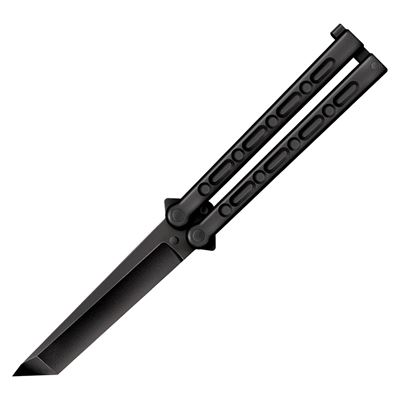 Couteau papillon tanto FGX en plastique NOIR