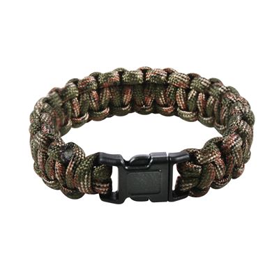 Bracelet SURVIVAL PARACORD WOODLAND