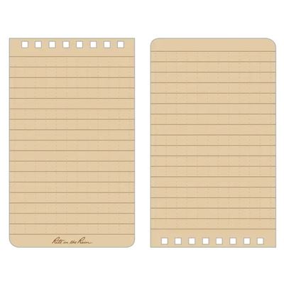 Bloc waterproof TOP-SPIRAL 3x5" petit cahier GRASS RITE IN THE RAIN RR-RG935T 3