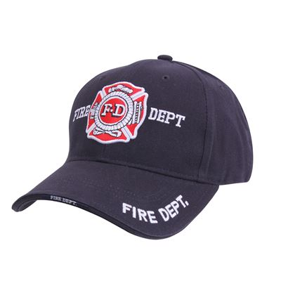 Casquette DELUXE FIRE DEPARTMENT baseball BLEUE
