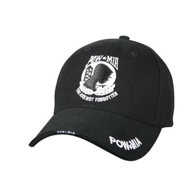 Casquette DELUXE POW/MIA baseball NOIRE