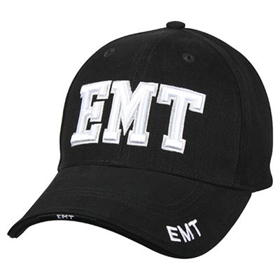 Casquette DELUXE E.M.T. baseball NOIRE