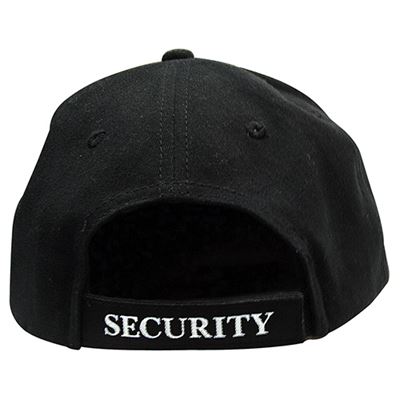 Casquette DELUXE SECURITY « inscription blanche » baseball NOIRE ROTHCO 9382 2