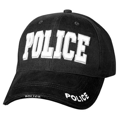 Casquette DELUXE POLICE baseball NOIRE