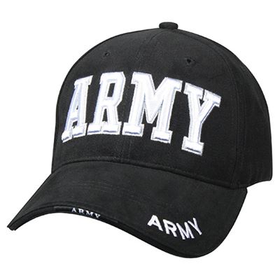 Casquette DELUXE ARMY baseball NOIRE