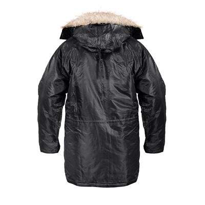 Veste pilote américaine type N-3B longue NOIRE ROTHCO 9390 3