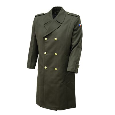 Manteau de promenade 97 AČR avec doublure et boutons dorés VERT