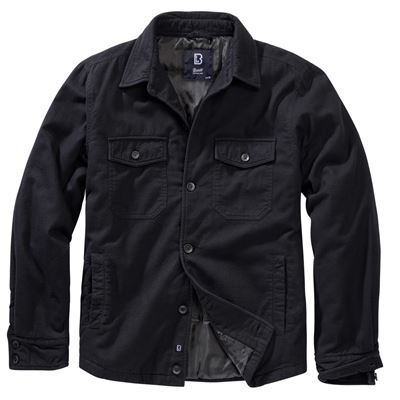 Chemise LUMBERJACKET à manches longues en flanelle NOIRE