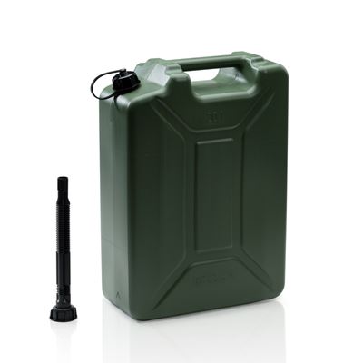Bidon en plastique ARMY avec bec verseur 20 litres VERT