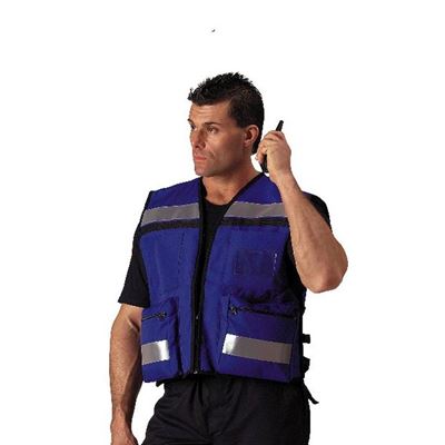 Gilet réfléchissant EMS BLEU ROTHCO 9521 2