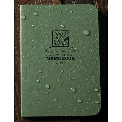 Bloc-notes imperméable RITE IN THE RAIN Memo Book VERT RITE IN THE RAIN RR-954 2