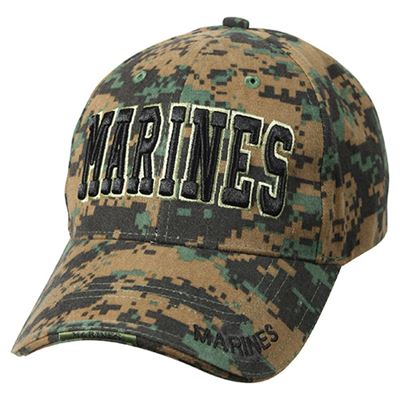 Casquette DELUXE MARINES baseball WOODLAND DIGITAL