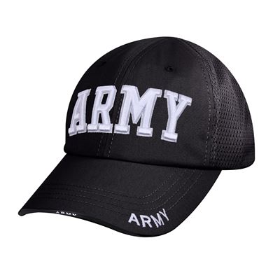 Casquette ARMY en maille NOIRE