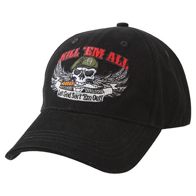 Casquette de baseball DELUXE KILL ´EM ALL NOIRE