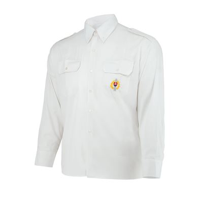 Chemise SK à manches longues slovaque BLANCHE