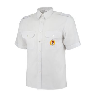 Chemise SK à manches courtes slovaque BLANCHE