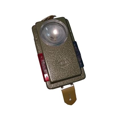 Lampe ELBA RUMANNE bicolore verre rond VERT d'occasion