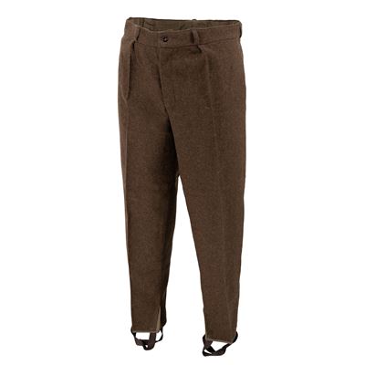 Pantalon en laine bulgare MARRON