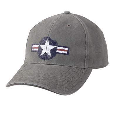 Casquette de baseball VINTAGE DELUXE AIR CORPS VERTE