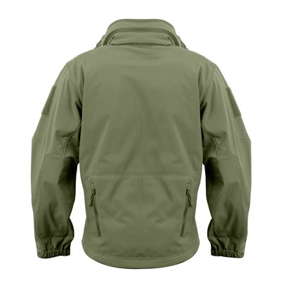 Veste TACTICAL à capuche softshell VERTE ROTHCO 9745 3