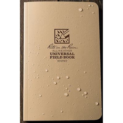 Bloc relié résistant à l'eau FIELD-FLEX DESERT RITE IN THE RAIN RR-974T 2