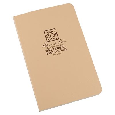 Bloc relié résistant à l'eau FIELD-FLEX DESERT