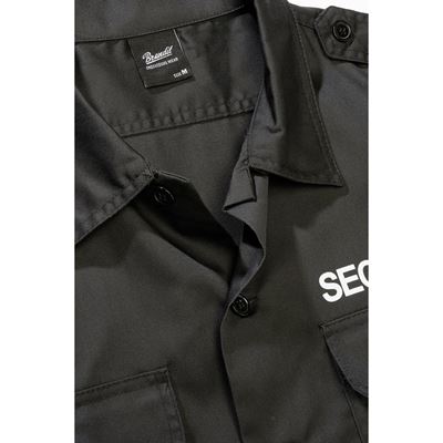 Chemise US SECURITY à manches courtes NOIRE BRANDIT 9762-2 4