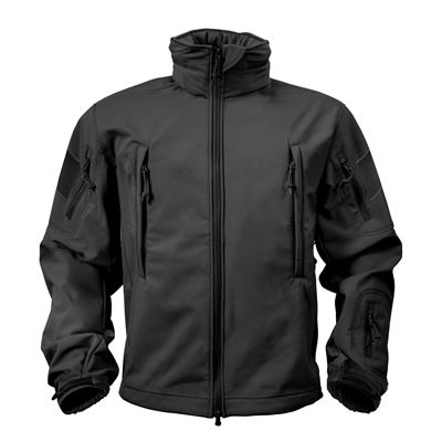 Veste TACTICAL à capuche softshell NOIRE ROTHCO 9767 2
