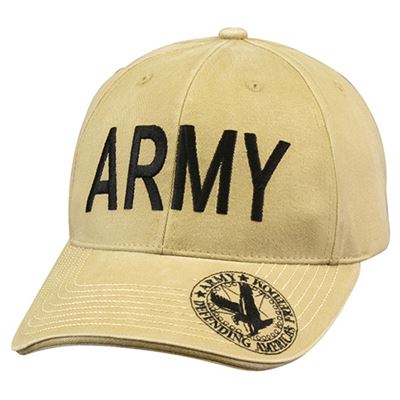 Casquette de baseball VINTAGE DELUXE ARMY KHAKI