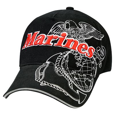 Casquette DELUXE US.MARINES baseball NOIRE