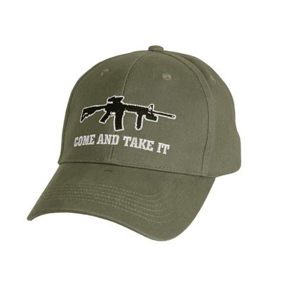 Casquette de baseball « COME AND TAKE IT » VERTE