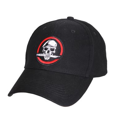 Casquette DELUXE SKULL/KNIFE baseball NOIRE