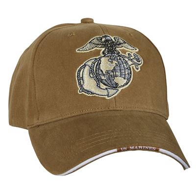 Casquette de baseball avec logo USMC COYOTE brodé ROTHCO 9827 3