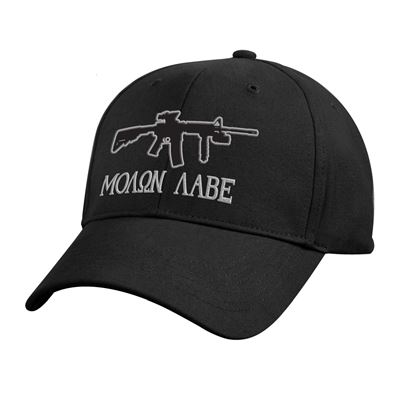 Casquette DELUXE baseball MOLON LABE NOIRE