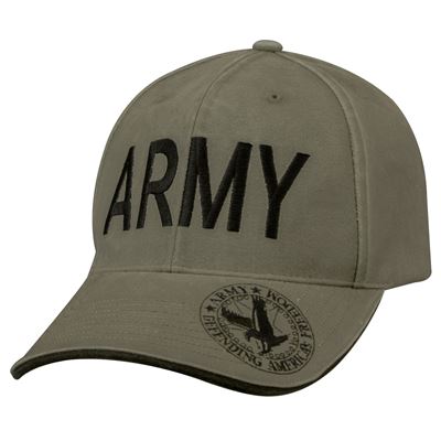 Casquette de baseball VINTAGE DELUXE ARMY VERTE