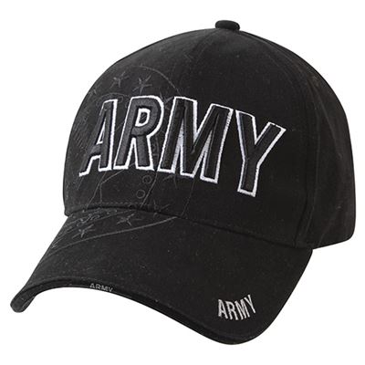 Casquette de baseball DELUXE ARMY EAGLE NOIRE