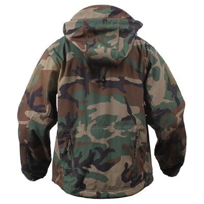 Veste TACTICAL à capuche softshell WOODLAND ROTHCO 9906 4