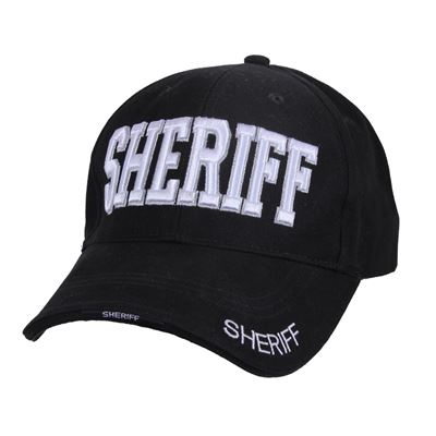 Casquette DELUXE SHERIFF baseball NOIRE
